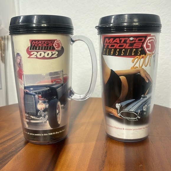 Matco Tools classics 2001 & 2002 playboy model plastic tumblers vintage - Picture 1 of 10